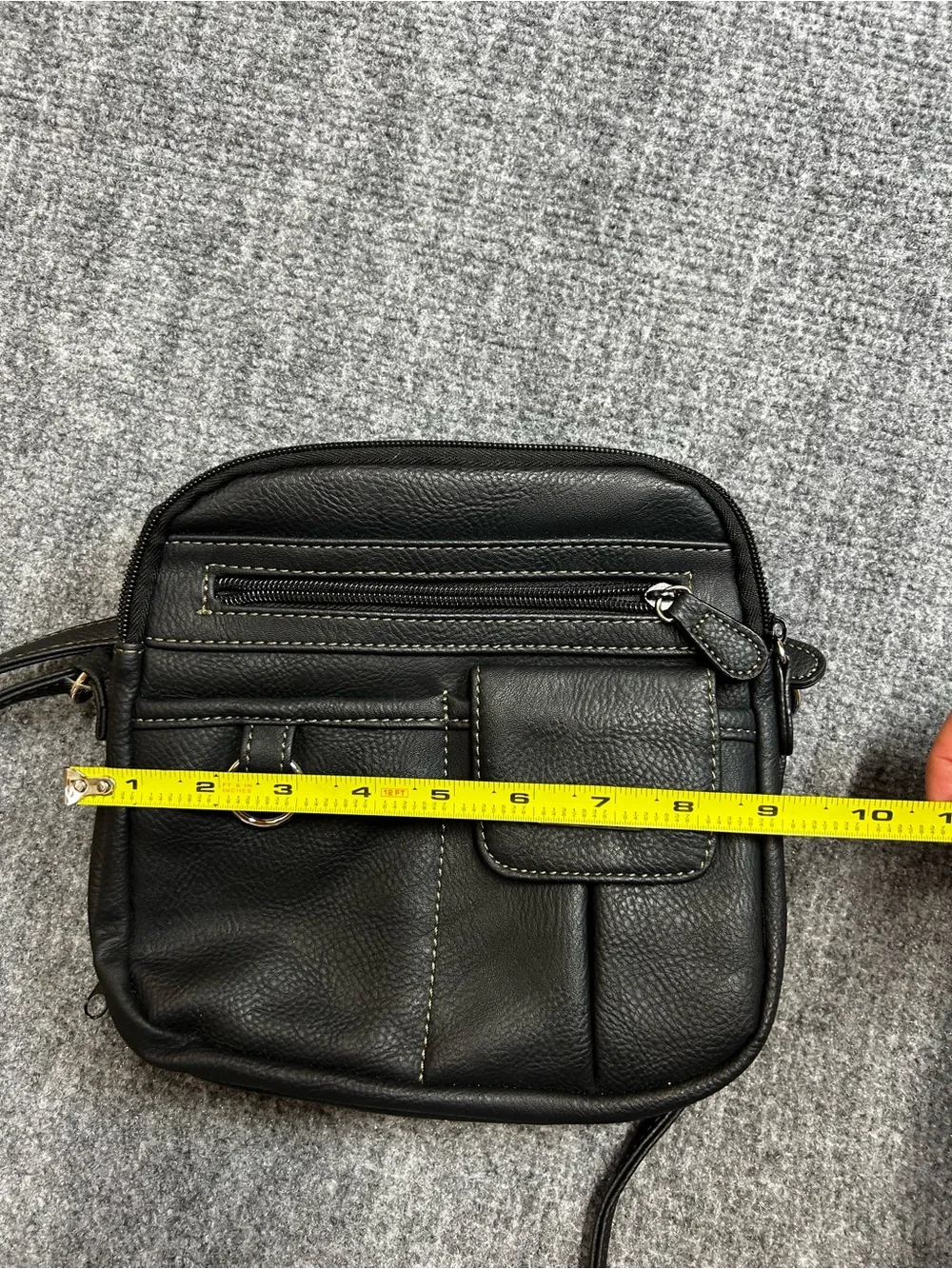 St John’s Bay Black Crossbody Shoulder Bag - Sleek Everyday Carry